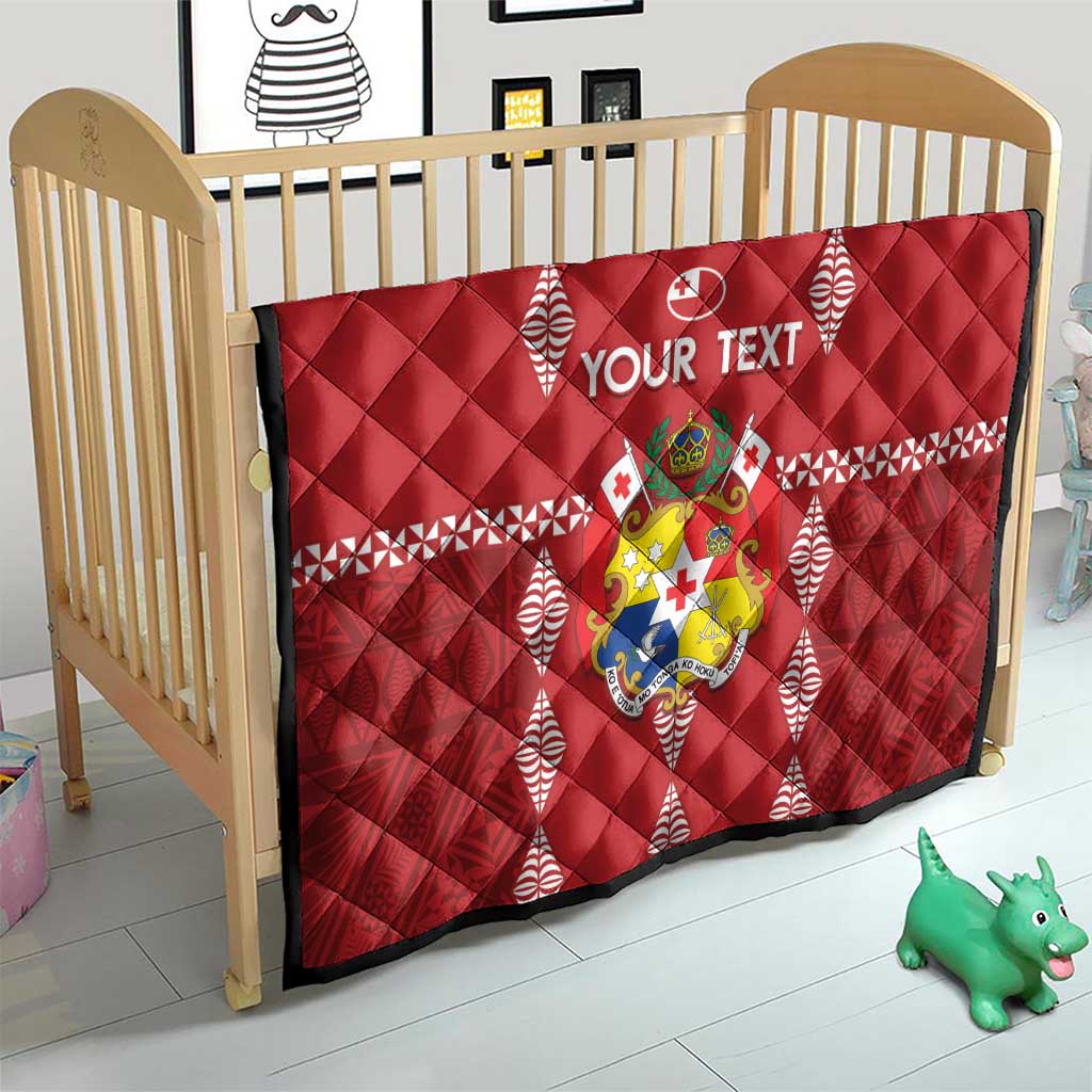Custom Tonga Rugby 2024 Quilt Go Champions Ikale Tahi Ngatu Pattern LT14 - Polynesian Pride