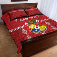 Custom Tonga Rugby 2024 Quilt Bed Set Go Champions Ikale Tahi Ngatu Pattern LT14 - Polynesian Pride