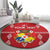 Custom Tonga Rugby 2024 Round Carpet Go Champions Ikale Tahi Ngatu Pattern