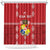 Custom Tonga Rugby 2024 Shower Curtain Go Champions Ikale Tahi Ngatu Pattern