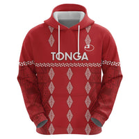 Custom Tonga Rugby 2024 Zip Hoodie Go Champions Ikale Tahi Ngatu Pattern LT14 - Polynesian Pride
