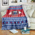 Personalised Samoa Christmas Blanket Samoan Coat Of Arms Manuia Le Kirisimas LT14 - Polynesian Pride