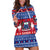 Personalised Samoa Christmas Hoodie Dress Samoan Coat Of Arms Manuia Le Kirisimas LT14 Blue - Polynesian Pride