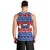 Personalised Samoa Christmas Men Tank Top Samoan Coat Of Arms Manuia Le Kirisimas LT14 - Polynesian Pride