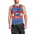 Personalised Samoa Christmas Men Tank Top Samoan Coat Of Arms Manuia Le Kirisimas LT14 - Polynesian Pride