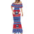 Personalised Samoa Christmas Mermaid Dress Samoan Coat Of Arms Manuia Le Kirisimas LT14 - Polynesian Pride