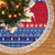 Samoa Christmas Tree Skirt Samoan Coat Of Arms Manuia Le Kirisimas LT14 - Polynesian Pride