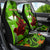 Personalised Hawaii Christmas Car Seat Cover Mele Kalikimaka Kakau Polynesian Shark Tattoo LT14 - Polynesian Pride