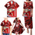 Personalised Hawaii Christmas Family Matching Puletasi Dress and Hawaiian Shirt Mele Kalikimaka Surfing Santa Claus LT14 - Polynesian Pride