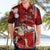 Personalised Hawaii Christmas Hawaiian Shirt Mele Kalikimaka Surfing Santa Claus LT14 - Polynesian Pride