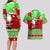 Personalised Hawaii Christmas Couples Matching Long Sleeve Bodycon Dress and Hawaiian Shirt Mele Kalikimaka Hawaiian Santa Tropical Vibes LT14 - Polynesian Pride