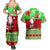 Personalised Hawaii Christmas Couples Matching Summer Maxi Dress and Hawaiian Shirt Mele Kalikimaka Hawaiian Santa Tropical Vibes LT14 - Polynesian Pride