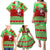 Personalised Hawaii Christmas Family Matching Puletasi Dress and Hawaiian Shirt Mele Kalikimaka Hawaiian Santa Tropical Vibes LT14 - Polynesian Pride