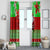 Personalised Hawaii Christmas Window Curtain Mele Kalikimaka Hawaiian Santa Tropical Vibes LT14 - Polynesian Pride