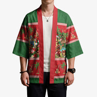 Hawaii Christmas Mele Kalikimaka Kimono Aloha Turtle Santa With Ukulele LT14 - Polynesian Pride