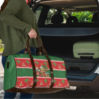 Hawaii Christmas Mele Kalikimaka Travel Bag Aloha Turtle Santa With Ukulele LT14 - Polynesian Pride
