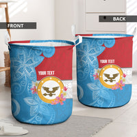 Personalised Malaita Province Day Laundry Basket Solomon Islands Maramapaina Flag Color LT14 - Polynesian Pride