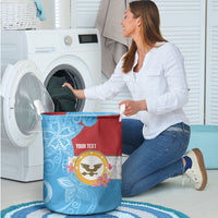 Personalised Malaita Province Day Laundry Basket Solomon Islands Maramapaina Flag Color LT14 - Polynesian Pride