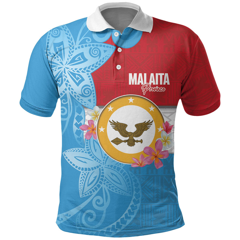 Personalised Malaita Province Day Polo Shirt Solomon Islands Maramapaina Flag Color LT14 Blue - Polynesian Pride