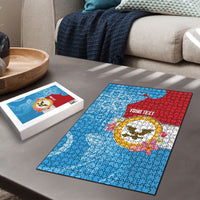 Personalised Malaita Province Day Puzzle Solomon Islands Maramapaina Flag Color LT14 - Polynesian Pride