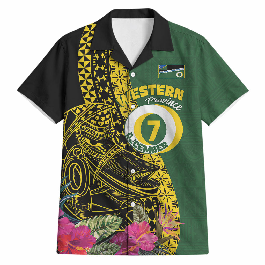 Personalised Western Province Day Hawaiian Shirt Wes Provins Nguzunguzu Symbol LT14 Green - Polynesian Pride