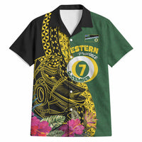 Personalised Western Province Day Hawaiian Shirt Wes Provins Nguzunguzu Symbol LT14 Green - Polynesian Pride