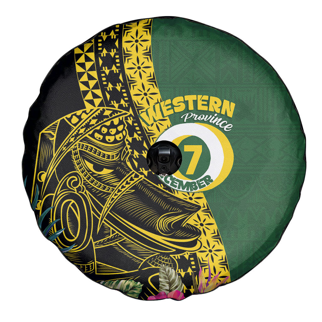 Western Province Day Spare Tire Cover Wes Provins Nguzunguzu Symbol LT14 - Polynesian Pride