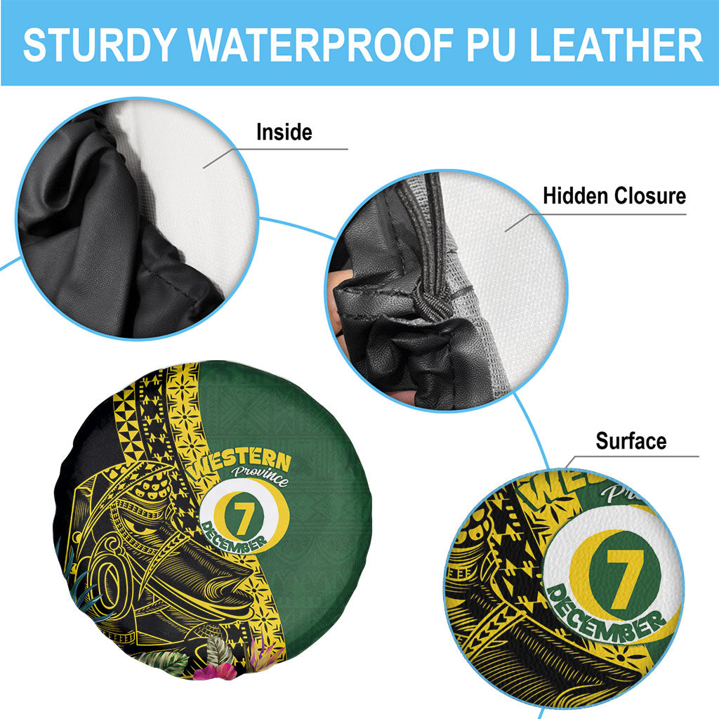 Western Province Day Spare Tire Cover Wes Provins Nguzunguzu Symbol LT14 - Polynesian Pride