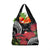 Personalized Mele Kalikimaka Hawaii Grocery Bag I'iwi Bird With Ohia Lehua - Black Color