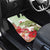 Pastel Green Hawaii Chameleon Christmas Car Mats Mele Kalikimaka Kakau - Watercolor