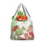 Pastel Green Hawaii Chameleon Christmas Grocery Bag Mele Kalikimaka Kakau - Watercolor