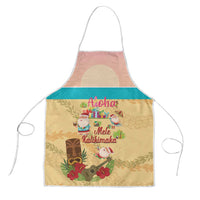 Aloha Hawaii Mele Kalikimaka Apron Beachy Funny Santa Hawaiian Lei LT14 Yellow - Polynesian Pride
