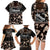 Kia Ora New Zealand Family Matching Long Sleeve Bodycon Dress and Hawaiian Shirt Aotearoa Proud Maori With Silver Fern LT14 - Polynesian Pride