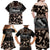 Kia Ora New Zealand Family Matching Off Shoulder Maxi Dress and Hawaiian Shirt Aotearoa Proud Maori With Silver Fern LT14 - Polynesian Pride