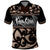 Kia Ora New Zealand Polo Shirt Aotearoa Proud Maori With Silver Fern LT14 Black - Polynesian Pride