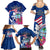 Guam Martin Luther King Jr Day Family Matching Summer Maxi Dress and Hawaiian Shirt I Have A Dream Guahan Seal With Bougainvillea LT14 - Polynesian Pride