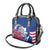 Guam Martin Luther King Jr Day Shoulder Handbag I Have A Dream Guahan Seal With Bougainvillea LT14 - Polynesian Pride