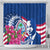 Guam Martin Luther King Jr Day Shower Curtain I Have A Dream Guahan Seal With Bougainvillea LT14 - Polynesian Pride