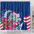 Guam Martin Luther King Jr Day Shower Curtain I Have A Dream Guahan Seal With Bougainvillea LT14 - Polynesian Pride