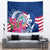 Guam Martin Luther King Jr Day Tapestry I Have A Dream Guahan Seal With Bougainvillea LT14 - Polynesian Pride