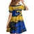 Nauru Independence Day Family Matching Off Shoulder Short Dress and Hawaiian Shirt Repubrikin Naoero Polynesian Pattern LT14 - Polynesian Pride