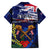 Australia And New Zealand ANZAC Day Family Matching Long Sleeve Bodycon Dress and Hawaiian Shirt Lest We Forget Silver Fern With Golden Wattle LT14 - Polynesian Pride