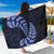 Blue New Zealand Paisley Silver Fern Sarong Aotearoa Maori LT14 One Size 44 x 66 inches Blue - Polynesian Pride