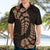 Brown New Zealand Paisley Silver Fern Hawaiian Shirt Aotearoa Maori LT14 - Polynesian Pride