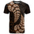 Brown New Zealand Paisley Silver Fern T Shirt Aotearoa Maori LT14 Brown - Polynesian Pride