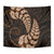 Brown New Zealand Paisley Silver Fern Tapestry Aotearoa Maori LT14 - Polynesian Pride