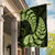 Green New Zealand Paisley Silver Fern Garden Flag Aotearoa Maori LT14 House Flag Green - Polynesian Pride