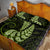 Green New Zealand Paisley Silver Fern Quilt Bed Set Aotearoa Maori LT14 - Polynesian Pride