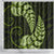 Green New Zealand Paisley Silver Fern Shower Curtain Aotearoa Maori LT14 - Polynesian Pride