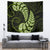 Green New Zealand Paisley Silver Fern Tapestry Aotearoa Maori LT14 - Polynesian Pride